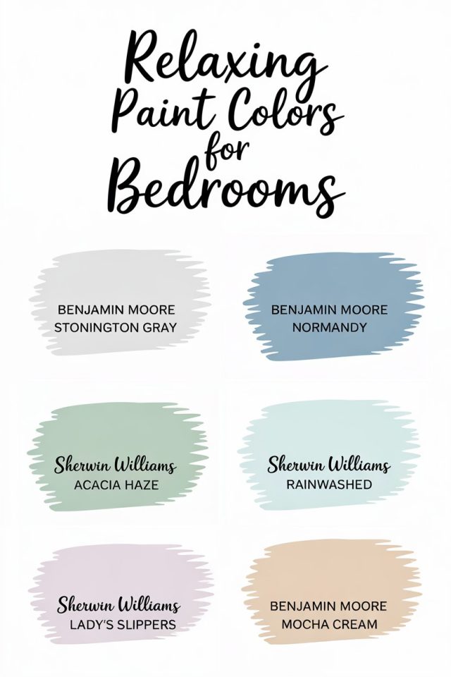 6 Soothing Paint Colors for Bedrooms - Calming Bedroom Color Ideas